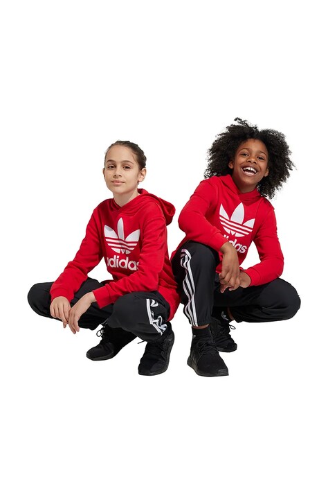 Otroške hlače adidas Originals črna barva