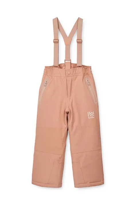Otroške smučarske hlače Liewood oranžna barva