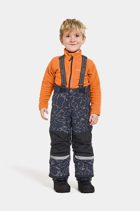 Didriksons pantaloni pentru sporturi de iarna pentru copii IDRE KDS PNT SPEC ED culoarea bordo