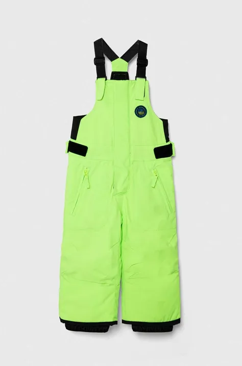 Quiksilver spodnie narciarskie dziecięce BOOGIE KIDS PT SNPT kolor zielony