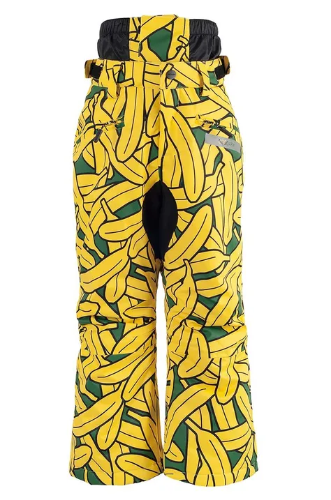 Dětské lyžařské kalhoty Gosoaky žlutá barva