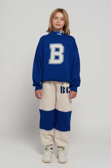 Παιδικό βαμβακερό παντελόνι Bobo Choses χρώμα: μπεζ