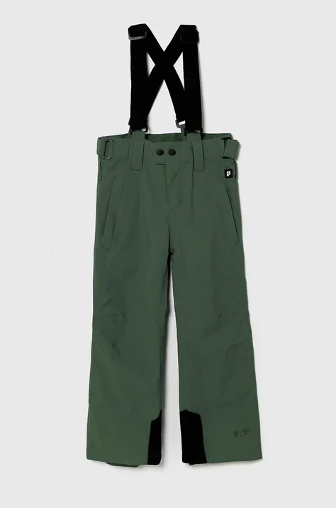 Otroške smučarske hlače Protest BORK JR zelena barva