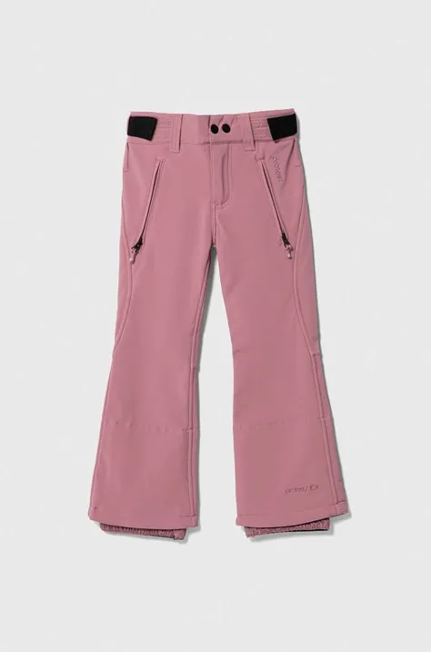 Otroške smučarske hlače Protest LOLE JR roza barva
