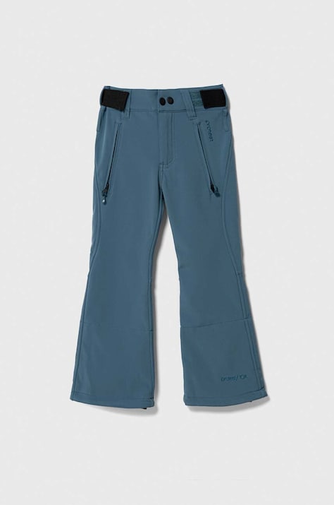 Protest pantaloni de schi pentru copii LOLE JR culoarea turcoaz