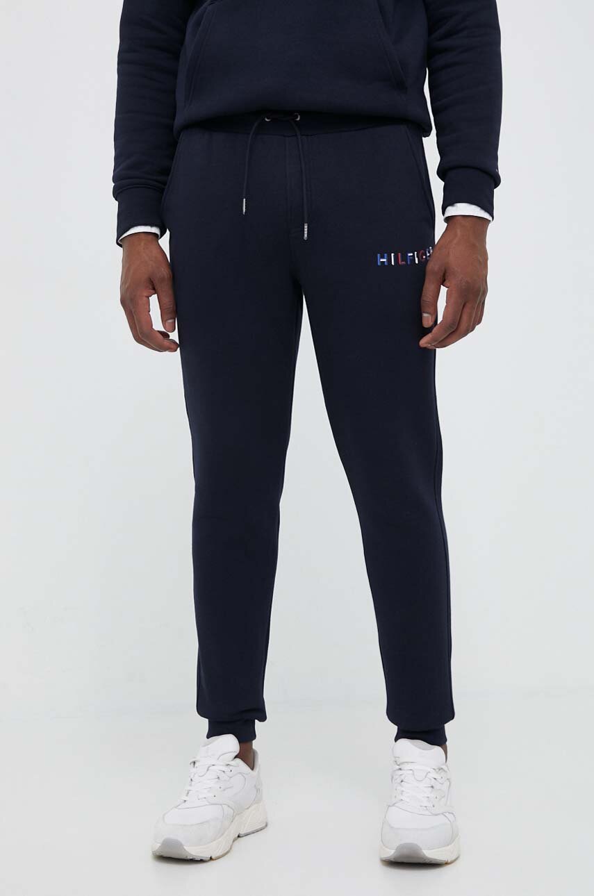 Παντελόνι φόρμας Tommy Hilfiger χρώμα: ναυτικό μπλε