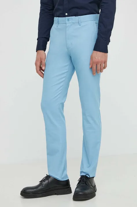 Παντελόνι Tommy Hilfiger χρώμα: μπεζ