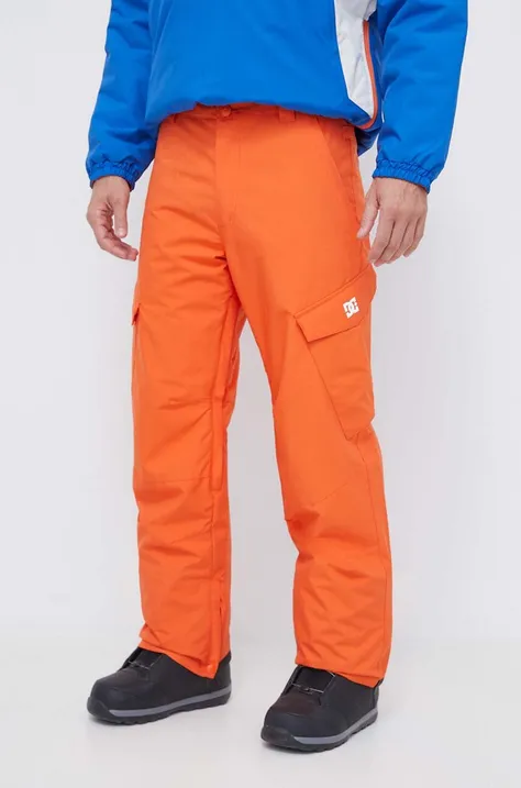 DC spodnie Banshee kolor pomarańczowy