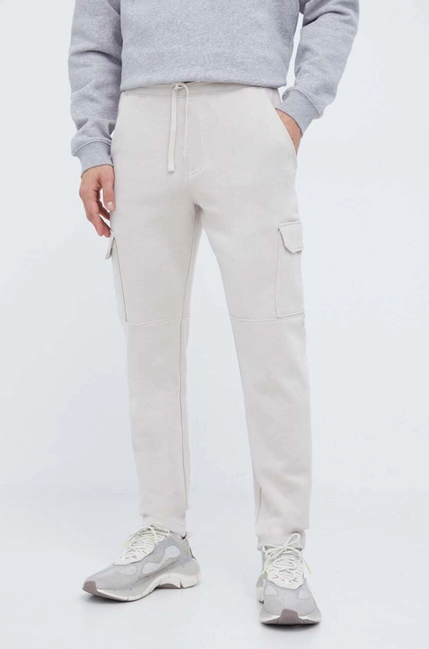 Columbia pantaloni de trening Trek culoarea bej, uni 2054462