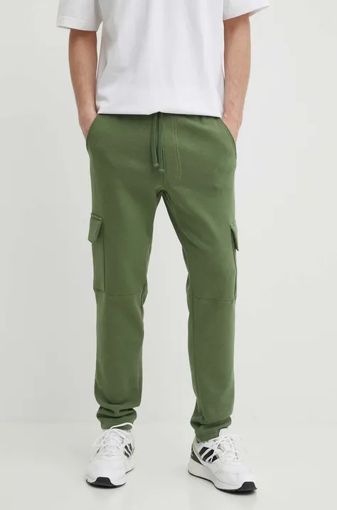 Спортивні штани Columbia колір зелений однотонні
