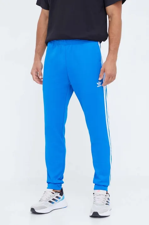 adidas Originals spodnie dresowe Classics SST Track Pants kolor niebieski z aplikacją IM4542