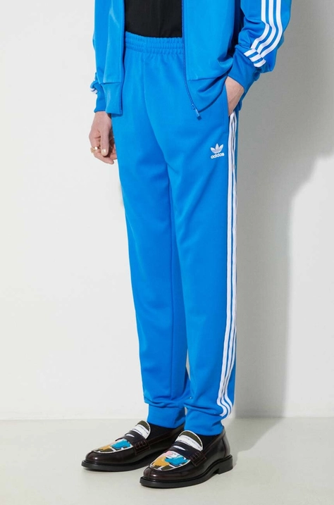 adidas Originals spodnie dresowe Classics SST Track Pants kolor niebieski z aplikacją  IM4542