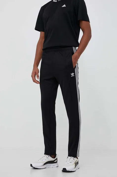 Спортивные штаны adidas Originals цвет чёрный с аппликацией