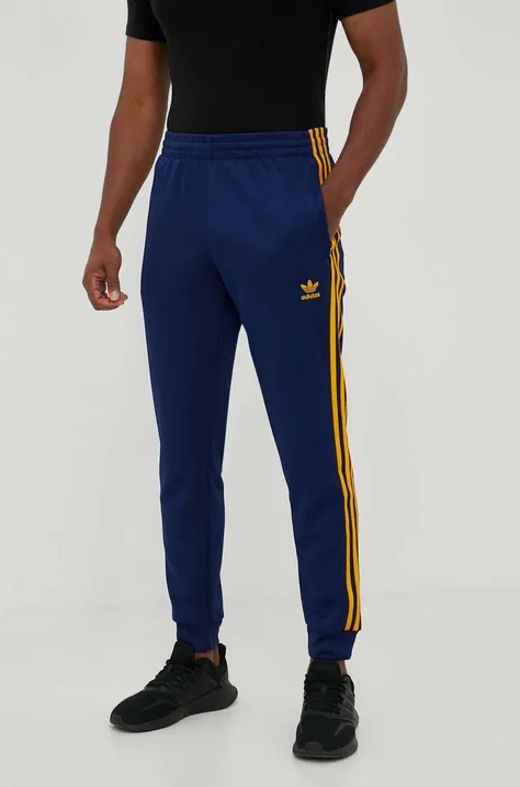 Спортивні штани adidas Originals колір синій з аплікацією