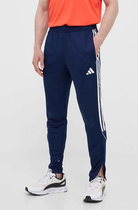 Hlače za vadbo adidas Performance Tiro 23 mornarsko modra barva