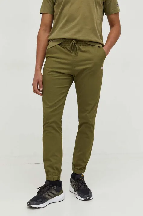 Champion spodnie męskie kolor zielony