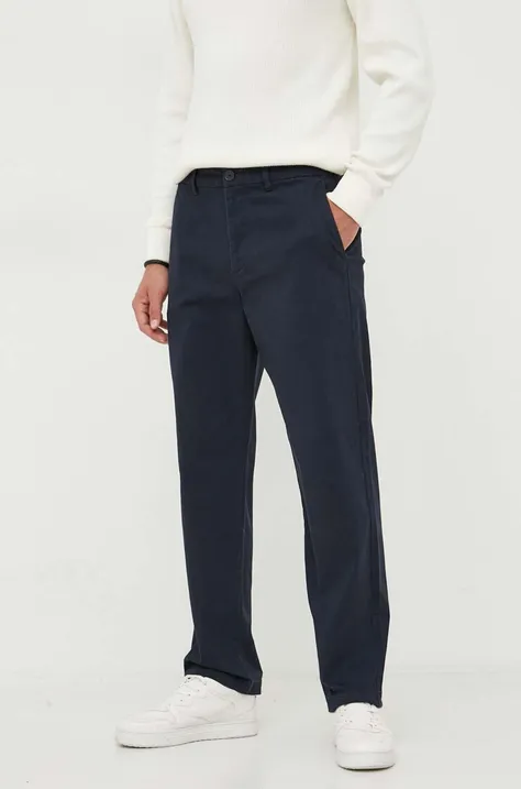 Armani Exchange spodnie męskie kolor granatowy proste