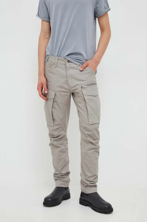 Панталон G-Star Raw в сиво с кройка тип карго
