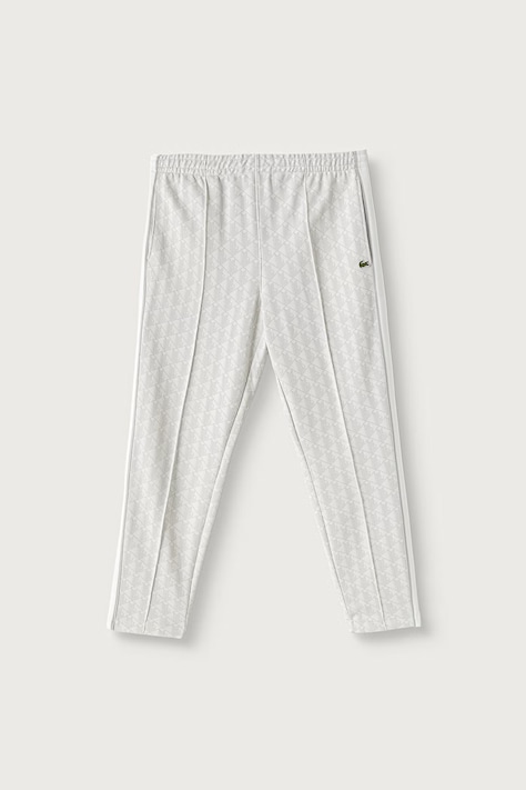 Lacoste spodnie dresowe męskie z bawełną szare regular waist XH1440