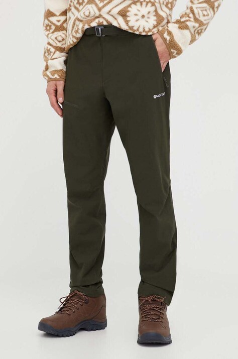 Брюки outdoor Montane Tenacity цвет зелёный
