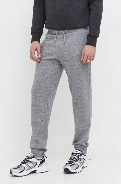 Спортивні штани Superdry колір сірий меланж