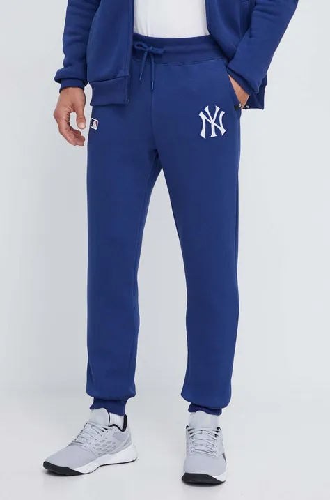 Спортивные штаны 47 brand MLB New York Yankees цвет синий с аппликацией