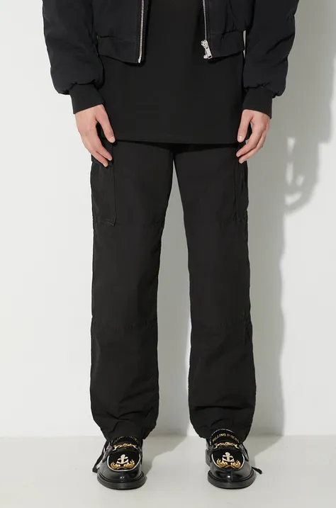 Stan Ray spodnie bawełniane CARGO PANT kolor czarny proste AW2310249