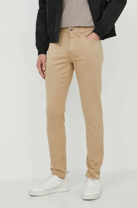Штани Polo Ralph Lauren чоловічі колір бежевий пряме