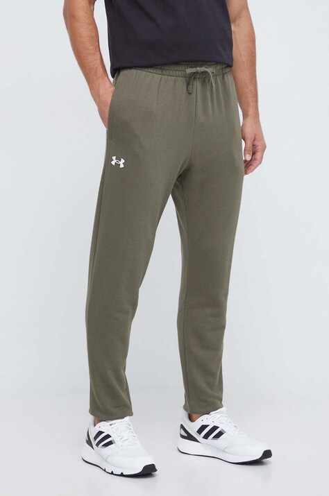 Spodnji del trenirke Under Armour zelena barva