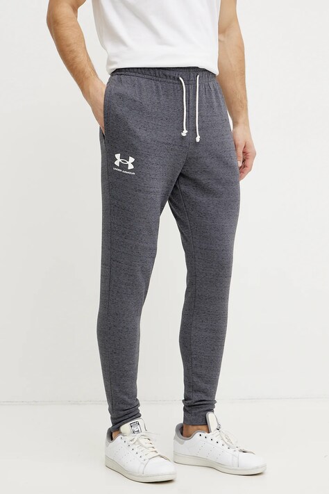 Spodnji del trenirke Under Armour siva barva