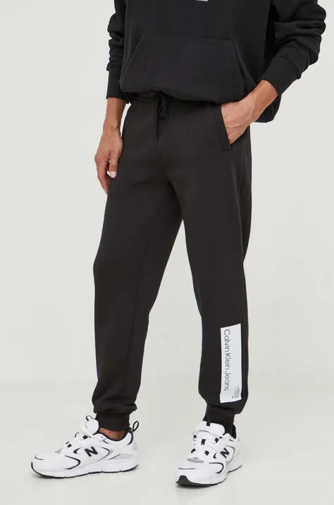Спортивні штани Calvin Klein Jeans колір чорний