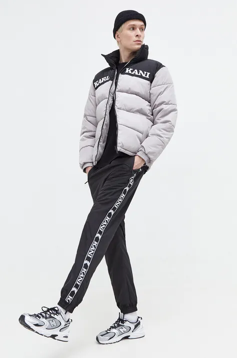 Спортивні штани Karl Kani колір чорний з аплікацією