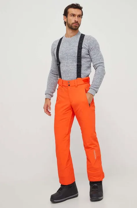Smučarske hlače Descente Icon oranžna barva