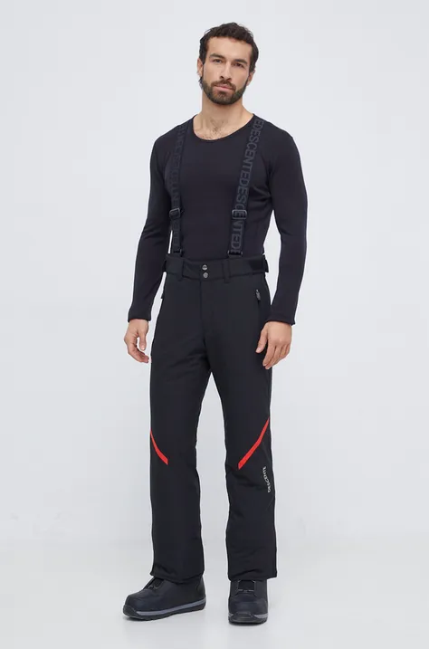 Lyžařské kalhoty Descente Roscoe černá barva