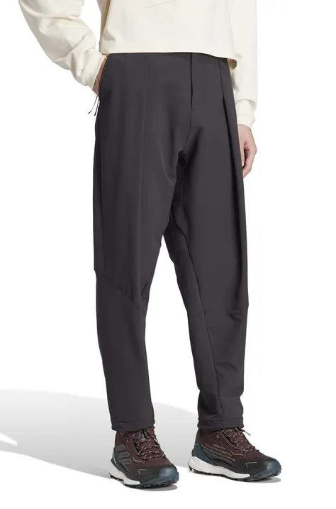 adidas TERREX spodnie and wander XPLORIC męskie kolor czarny proste IB4817