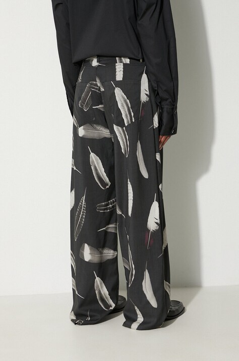 Вовняні штани Marcelo Burlon Aop Wind Feathers — фото 3