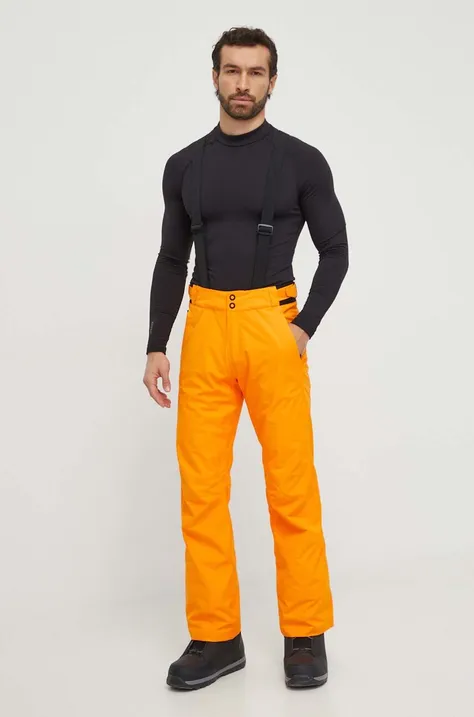 Lyžiarske nohavice Rossignol oranžová farba