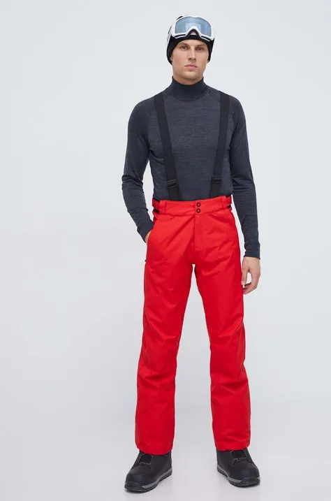 Lyžiarske nohavice Rossignol červená farba