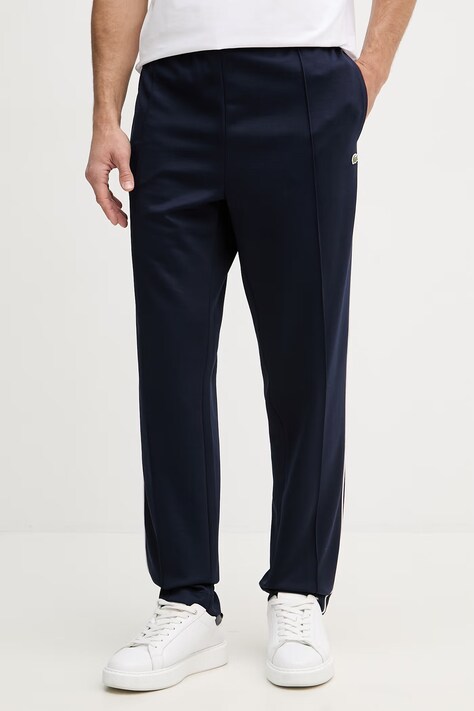 Lacoste spodnie dresowe męskie granatowe regular waist XH1412