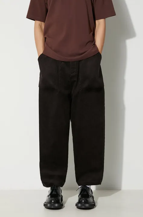 Manastash corduroy trousers 8W Cocoon Pant brown color 7923210011