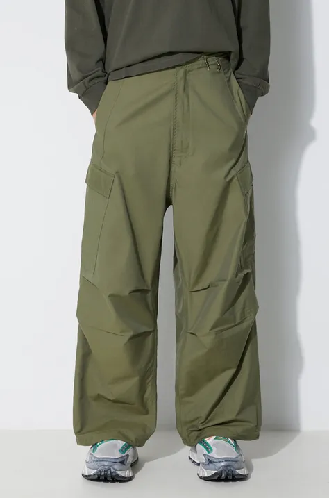 Панталон Maharishi Oversized Tobi Cargo Snopants в зелено със стандартна кройка 4615.OLIVE