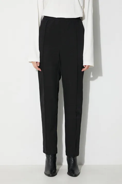 1017 ALYX 9SM pantaloni culoarea negru, drept, high waist