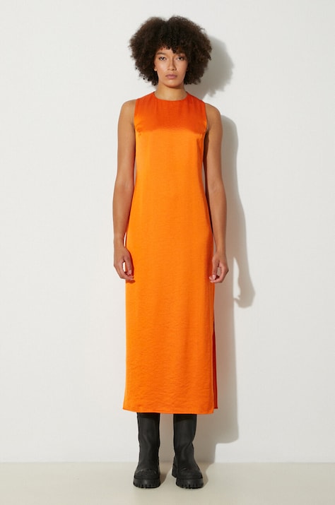 Samsoe Samsoe dress orange color