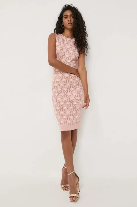 Платье Marciano Guess цвет розовый mini облегающая