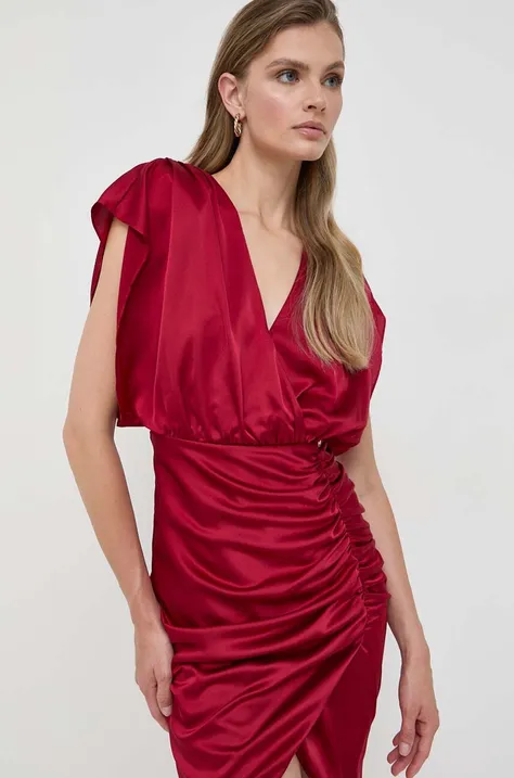 Платье Marciano Guess цвет бордовый mini облегающая