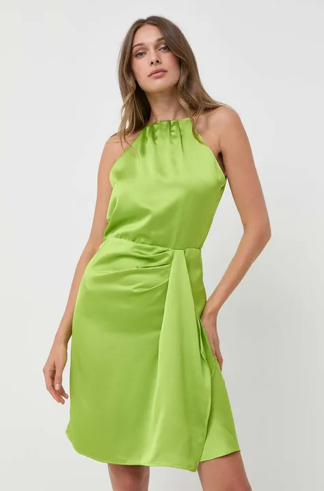 Платье Pinko цвет зелёный mini прямое
