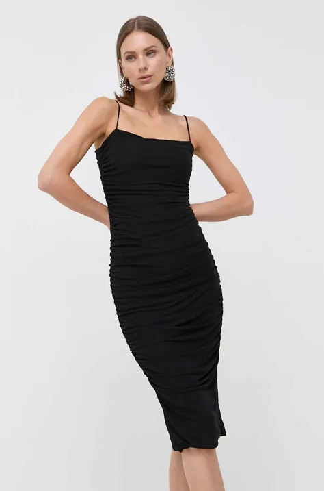 Pinko ruha fekete, mini, testhezálló, 101960.A17I
