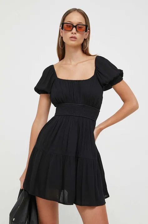 Hollister Co. sukienka kolor czarny mini rozkloszowana