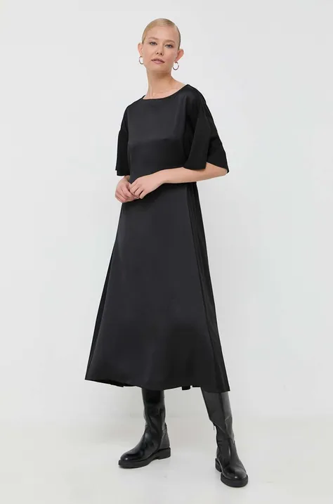 Φόρεμα Weekend Max Mara χρώμα: μαύρο