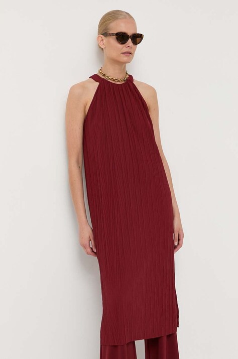 Сукня Max Mara Leisure колір бордовий mini пряма